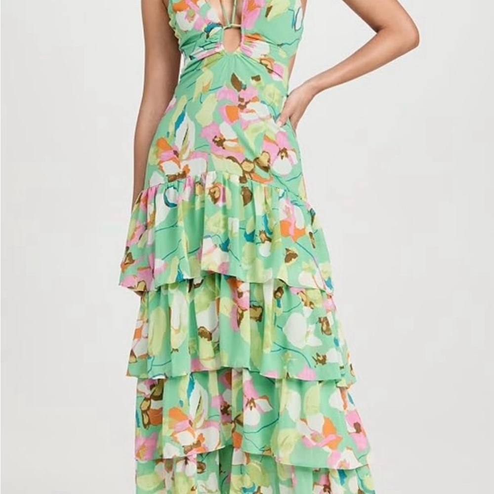 ASTR Floral Print Long Dress